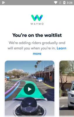 Waymo android App screenshot 0